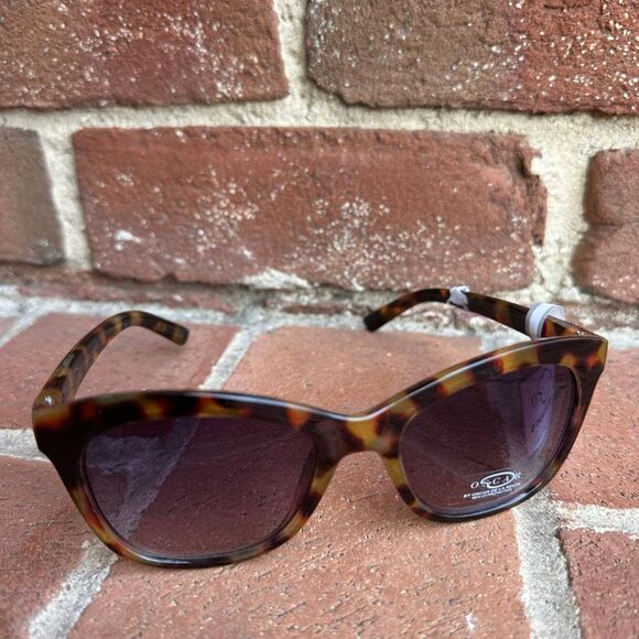 Oscar de la Renta Tortoise Shell Sunglasses Mod 1334 Women\'s Designer Cat Eye NE main image 4